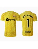 Moške Nogometnih dresov Barcelona Ter Stegen #1 Vratar Domači 2024-25 Kratki rokavi